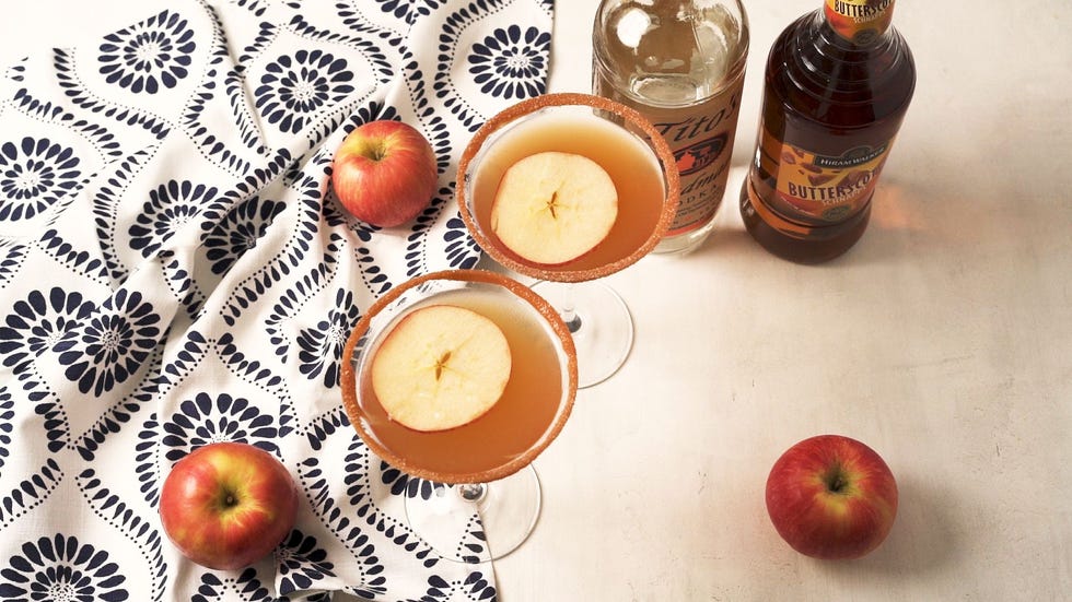 apple cider martinis