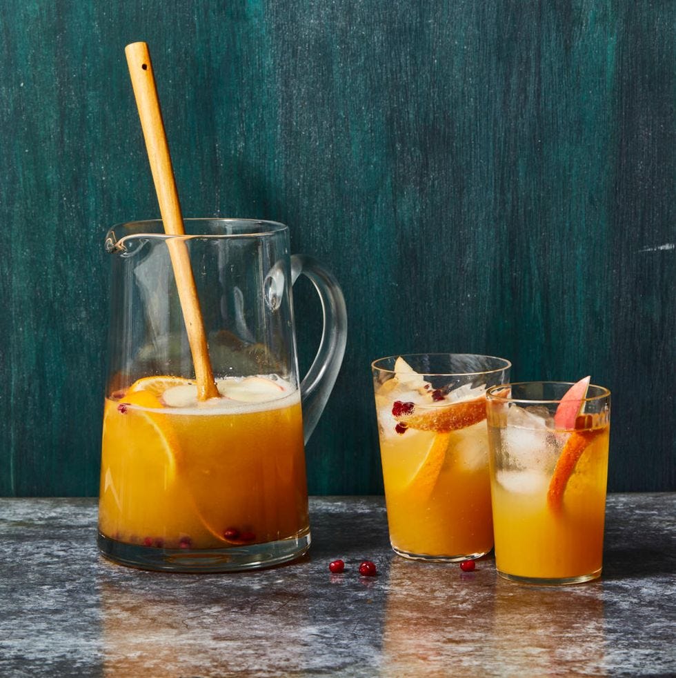 apple cider sangria fall cocktail