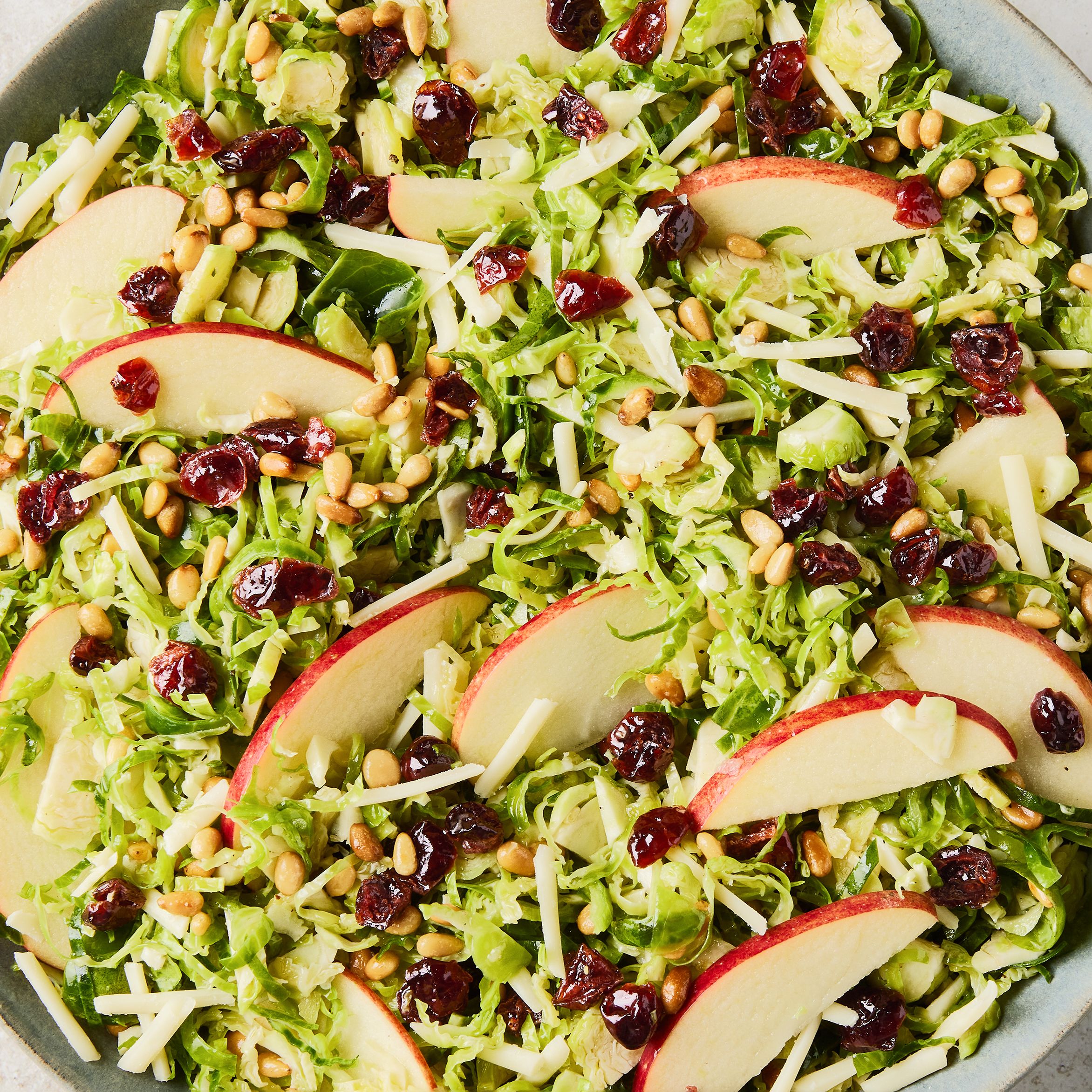 Apple Cranberry Walnut Butter Leaf Salad