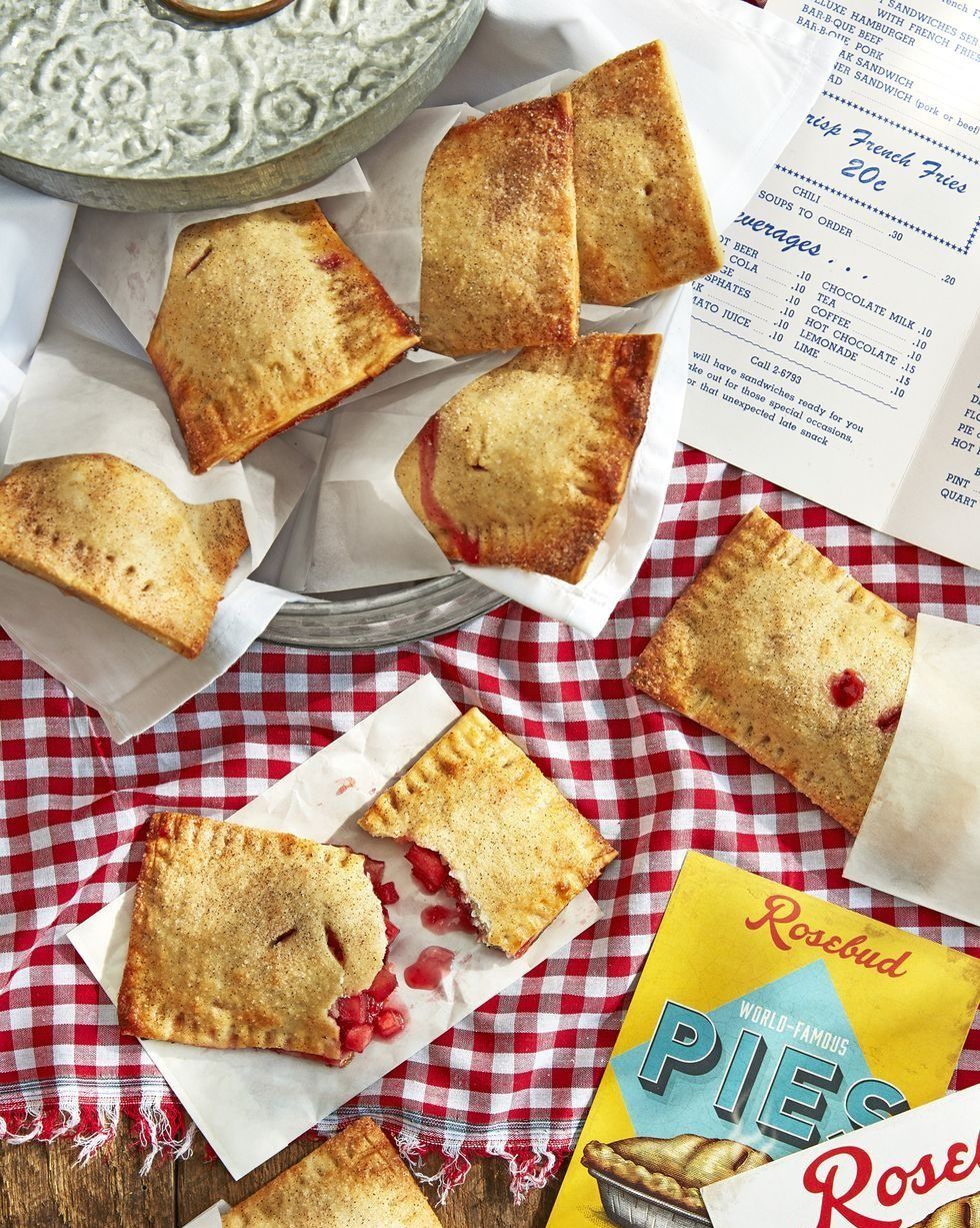 cranberry apple hand pies in paper wrappers