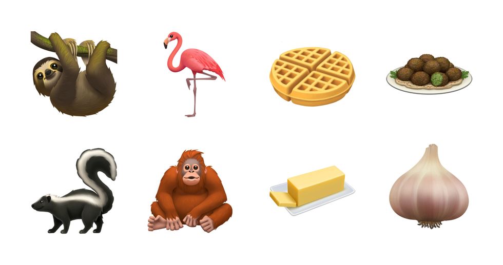 New Apple emojis - animals and food