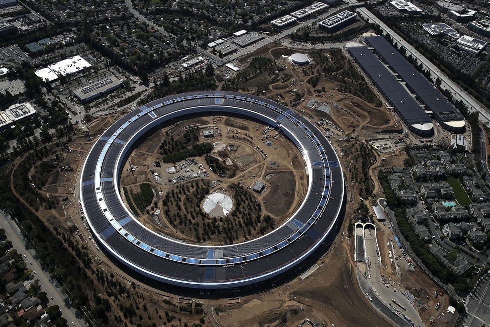 New Apple headquarters in Cupertino, California