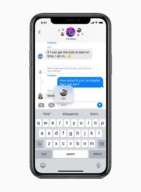messages enables users to reply directly to a message and keep track of all subsequent replies