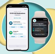 apple medications tracker on phone and apple watch