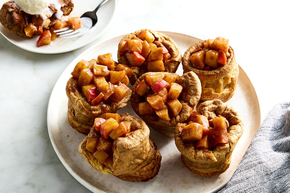 preview for Apple-Pie Yorkshire Pudding | Delish + Bob's Red Mill