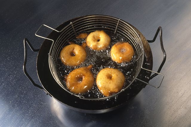 Cast Iron Cookware Fryer Household Mini Oil-saving Deep Fryer