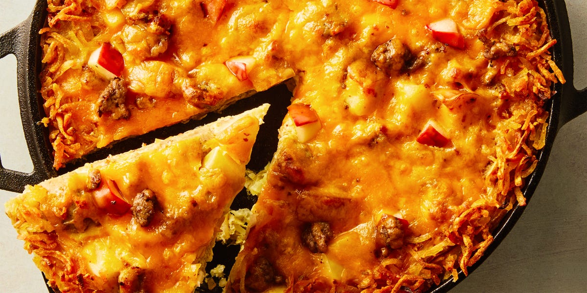 preview for Apple, Sausage, Cheddar Hash Brown Breakfast Bake Will Be The Brunch Centerpiece