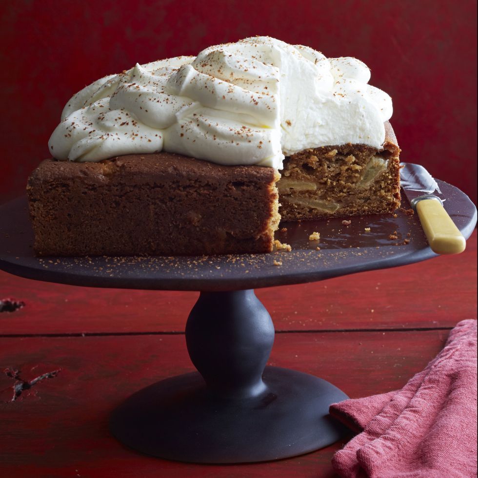 Apple Spice Cake with Cream Cheese Frosting - Just so Tasty