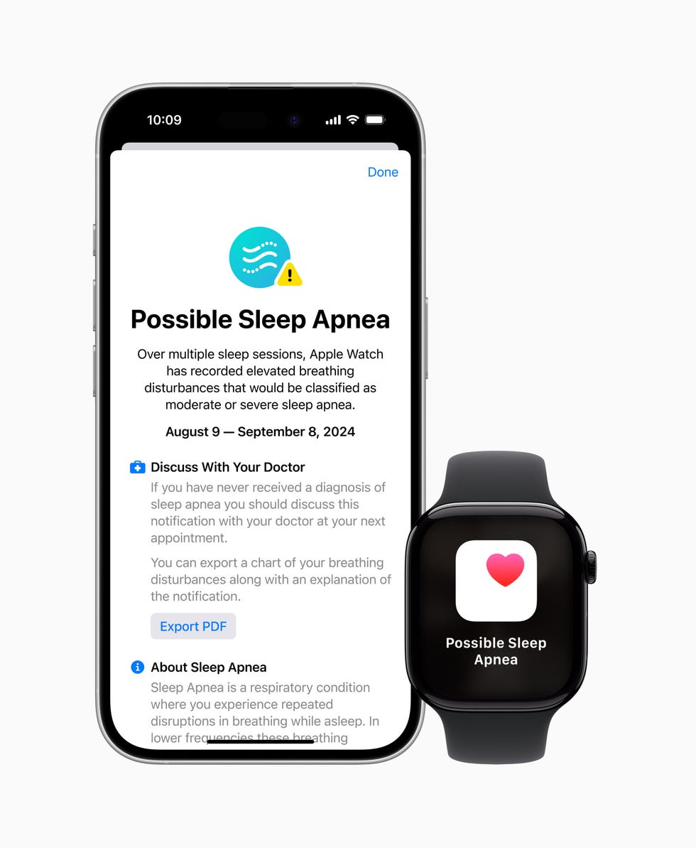 apple watch sleep apnea alert