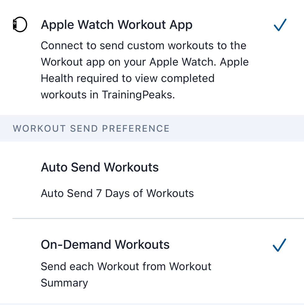 apple training peaks