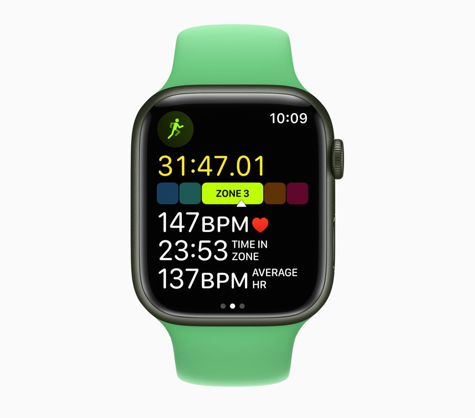 apple watch heart rate zones