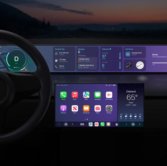 Apple CarPlay Will Spread to Gauge Clusters, Display Driving Data