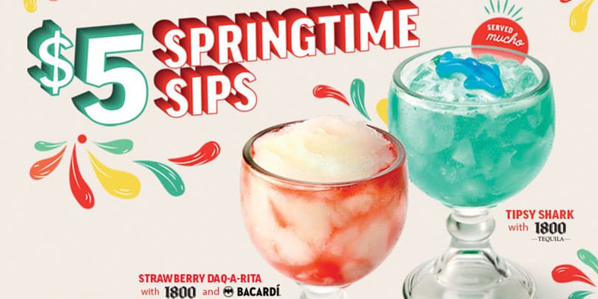 Applebee’s Has Two Huge Spring Margaritas That Are Worth Every Penny of