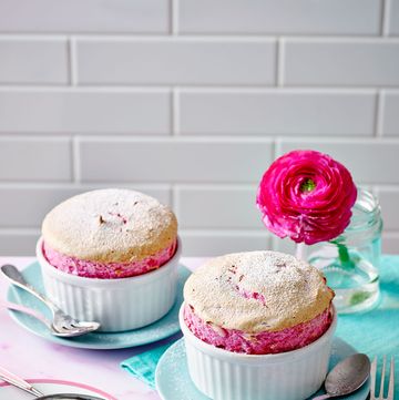 apple and blackberry souffles