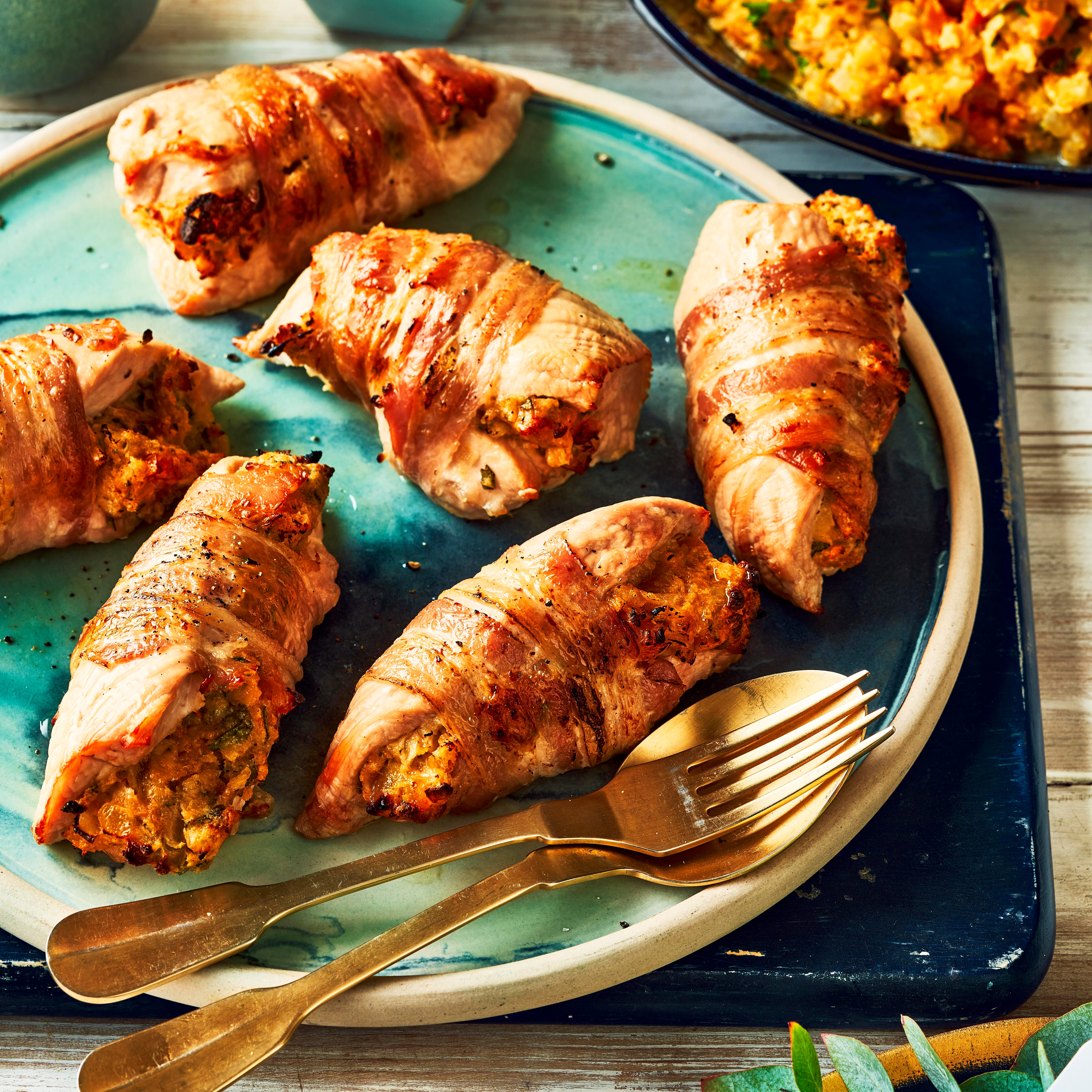 apricot and sage stuffed turkey breasts