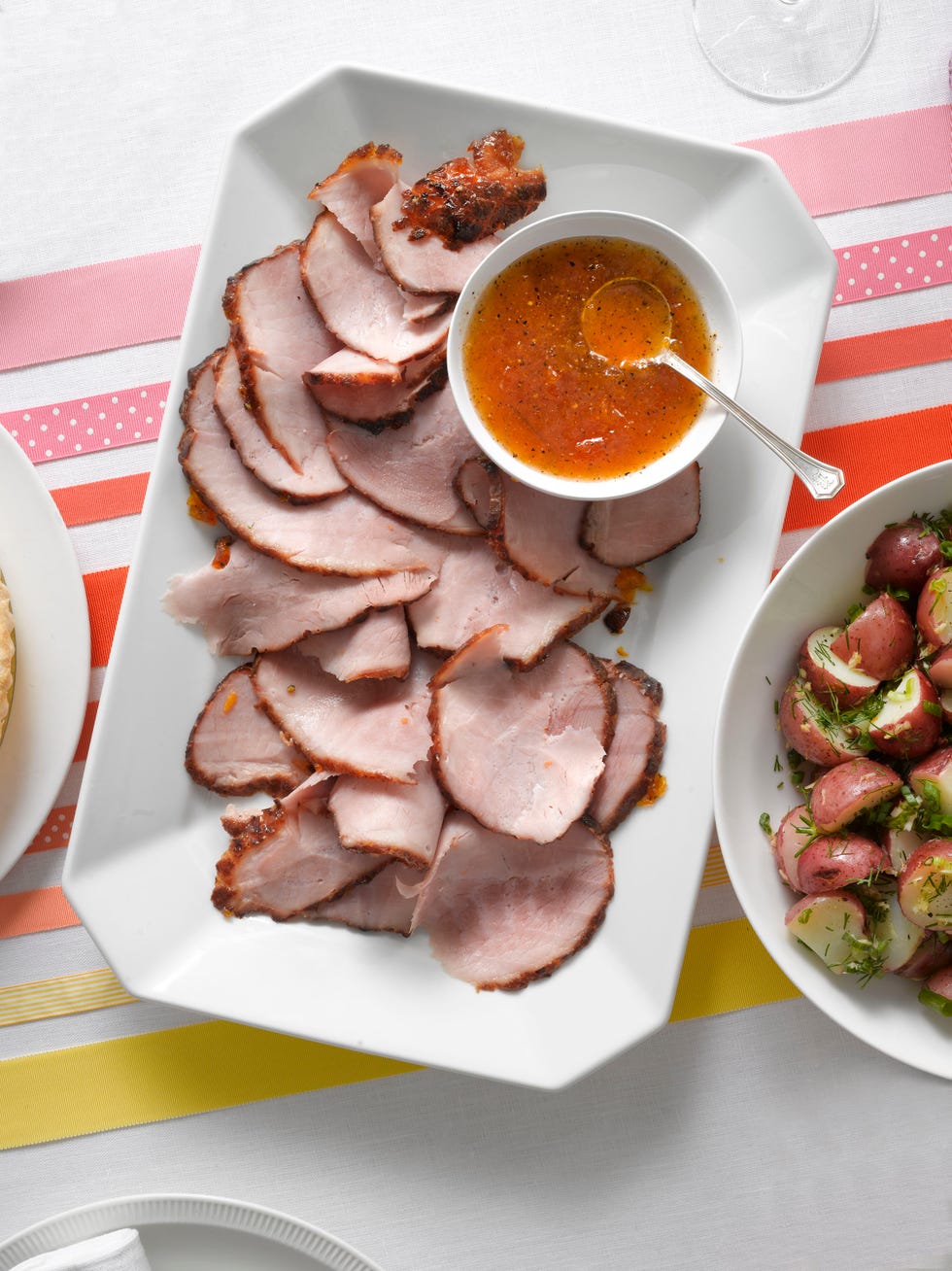 apricot and spice glazed ham