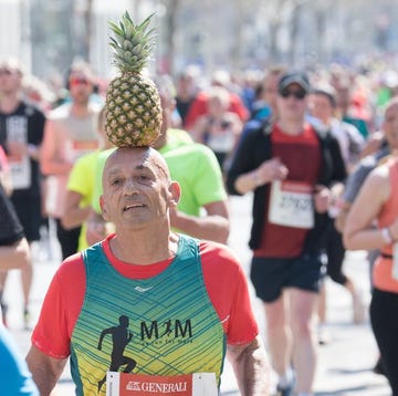 Moshe Lederfien running the Berlin Half Marathon in 2019. moshe lederfien running the berlin half marathon in 2019