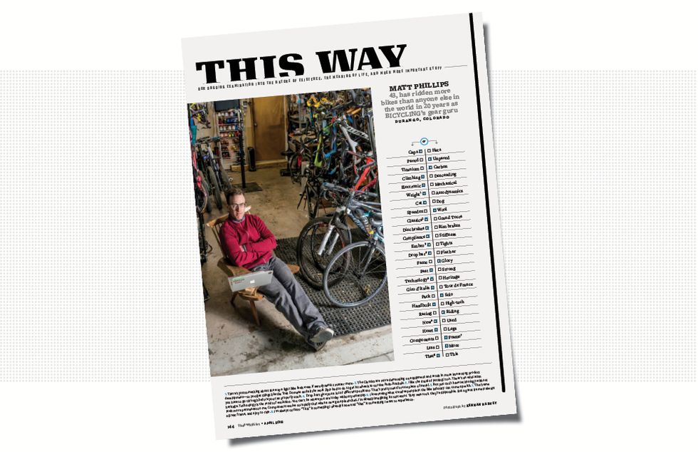 Bicycling Magazine This Way Matt Phillips