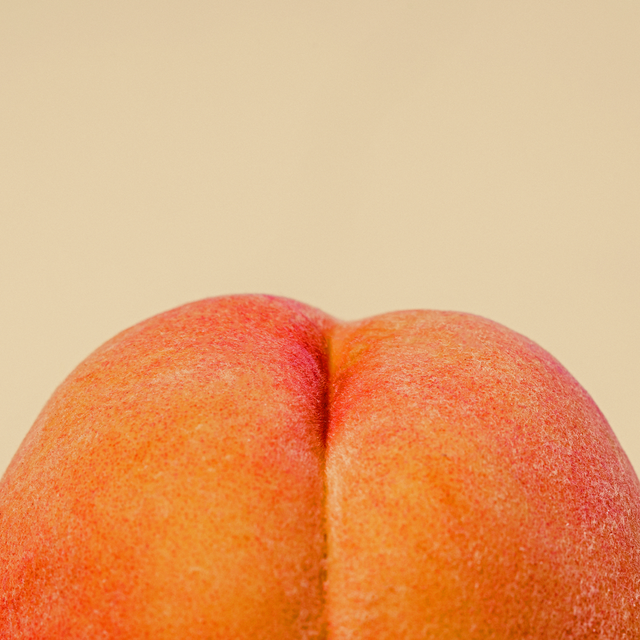 close up of a peach