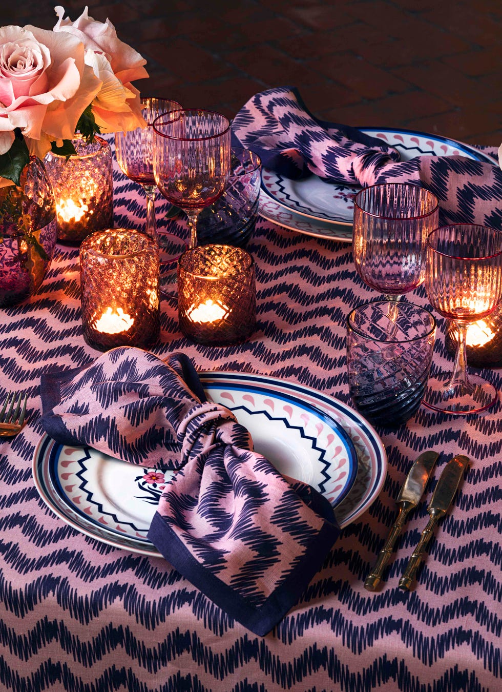 aquazzura's 'jaipur' tableware collection is a feast of colour