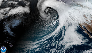 atmospheric river approaching california coastline