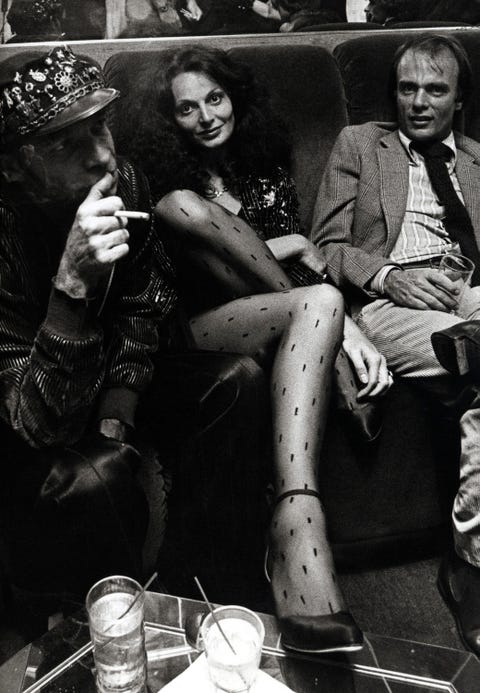 party for egon von furstenberg's book "the power look"