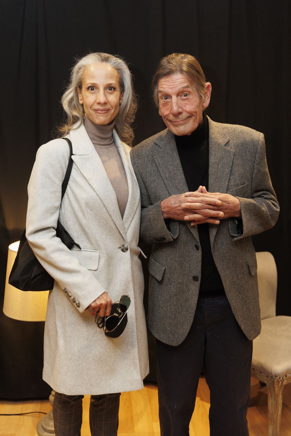 alfonso aragon  fofito   and monica aragon during presentation of encanto festival in madrid on tuesday, 18 january 2022