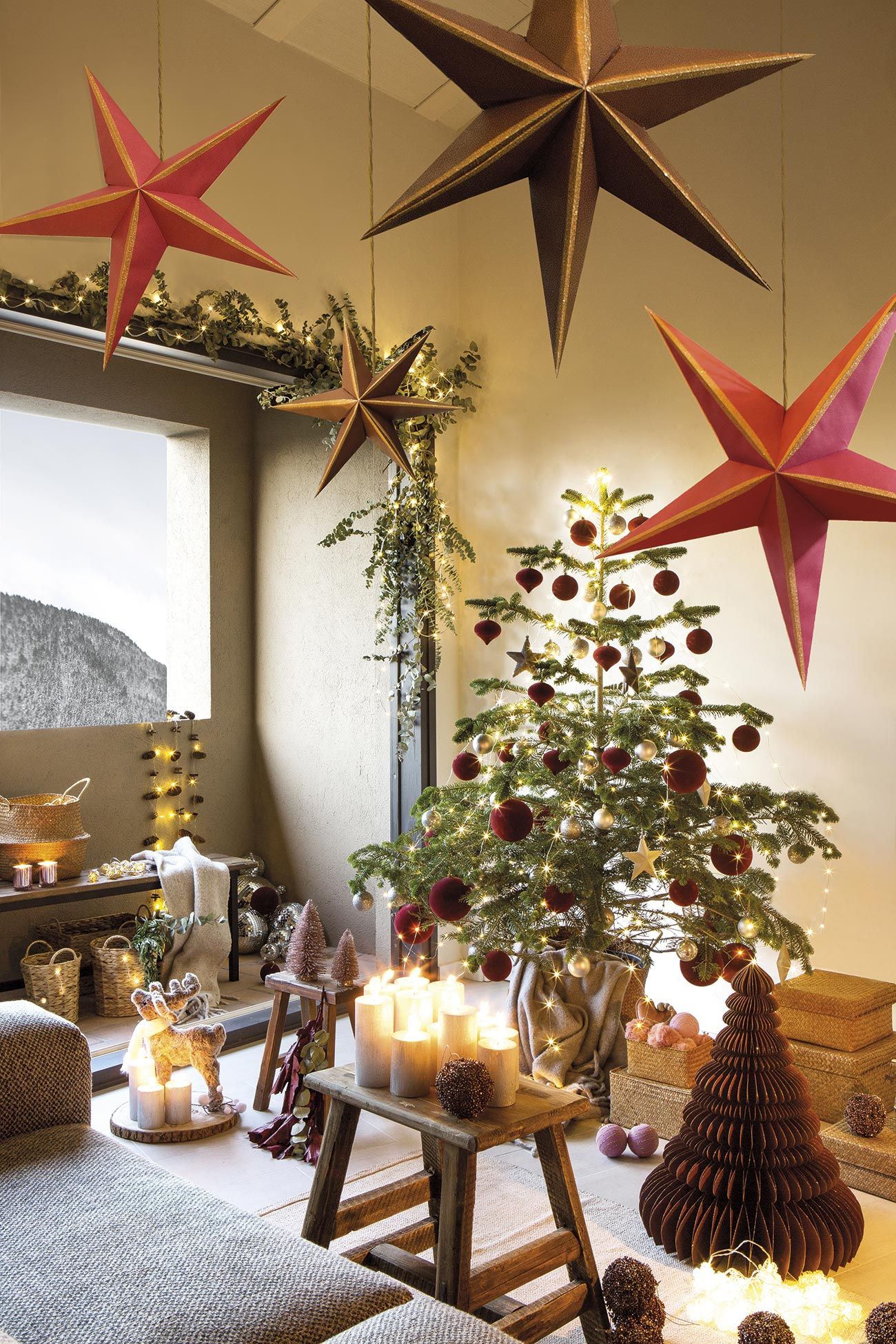 barato Bonito Peatonal 30 adornos navideños e ideas para decorar la casa en Navidad