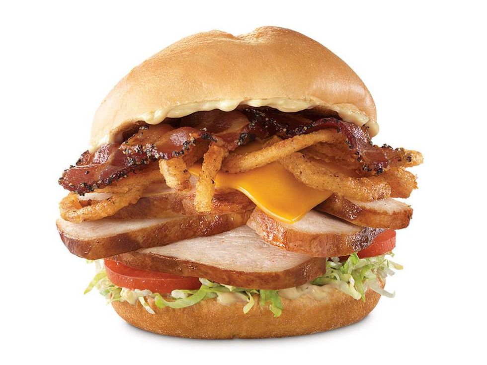 Food, Dish, Hamburger, Cuisine, Breakfast sandwich, Ingredient, Bacon sandwich, Burger king premium burgers, Fast food, Cheeseburger, 