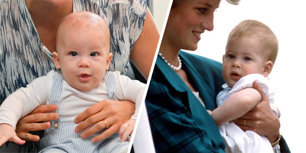 Royal baby Archie is the double of Prince Harry as a baby