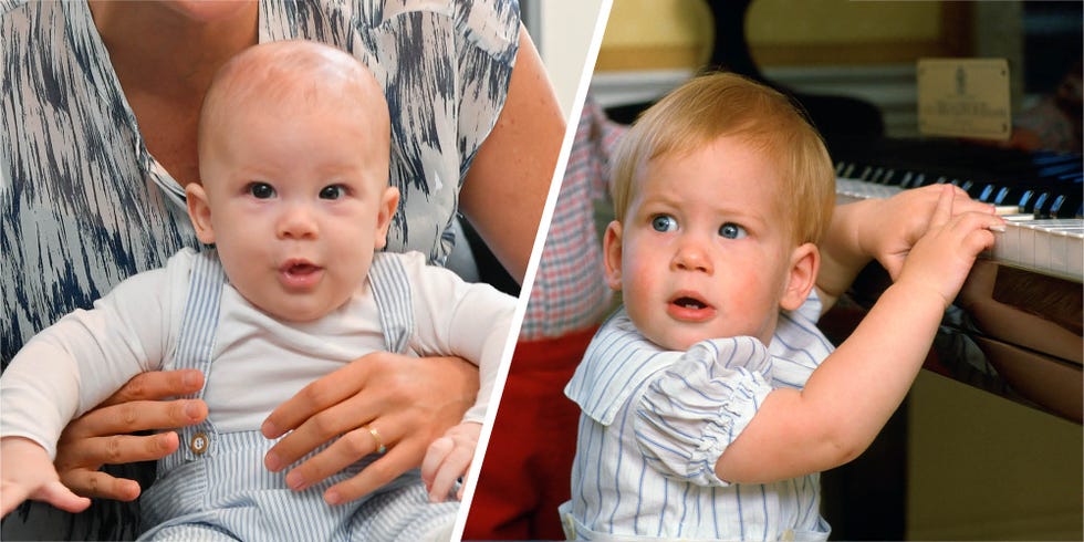 Royal baby Archie is the double of Prince Harry as a baby