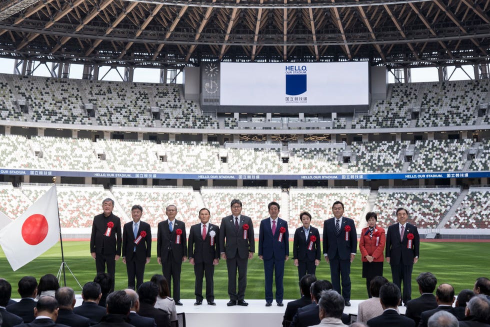 New National Stadium Construction Completion Ceremony