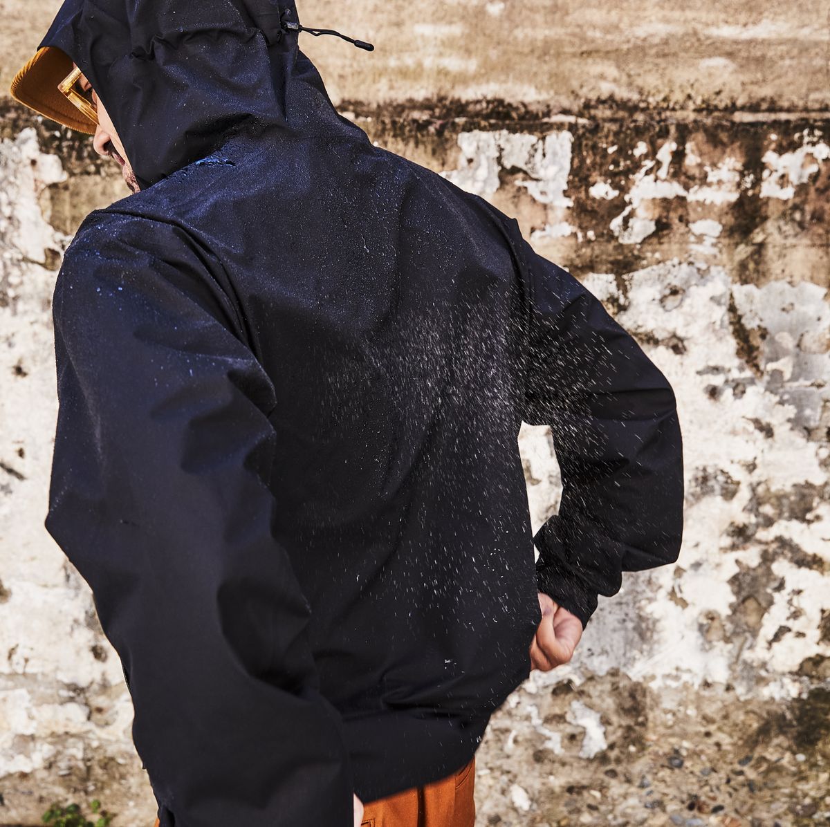 Parko waterproof coat with a hood for the rain
