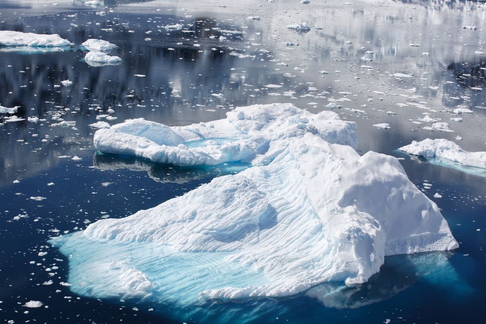 Melting Iceberg In Antarctica
