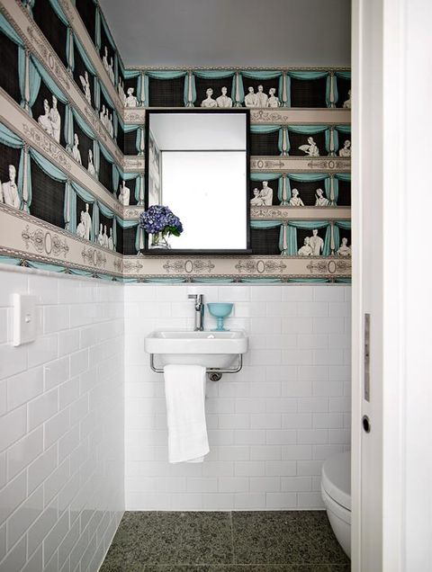 wallpaper bathroom ideas