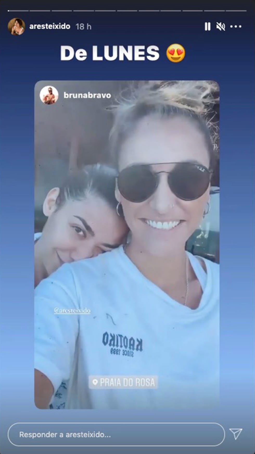 ares teixidó confirma su relación con bruna manzoni, ex de sofía cristo, en instagram