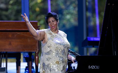 Aretha Franklin performs at the White House's International Jazz Day Concert in 2016.