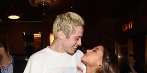 new york, ny   august 20  pete davidson and ariana grande attend the 2018 mtv video music awards at radio city music hall on august 20, 2018 in new york city  photo by kevin mazurwireimage