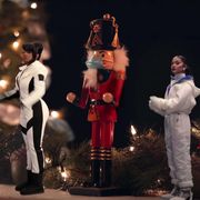 jimmy fallon, megan thee stallion, and ariana grande in it was a masked christmas