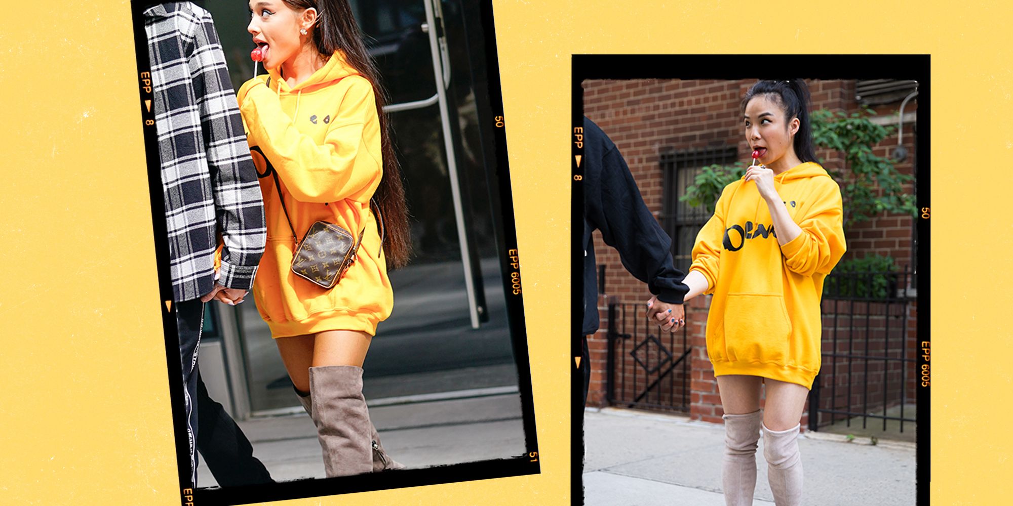 Ariana grande hot sale with hoodie