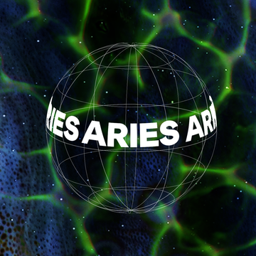 Aries season horoscope a globe with the word aries on it over a blue and green background