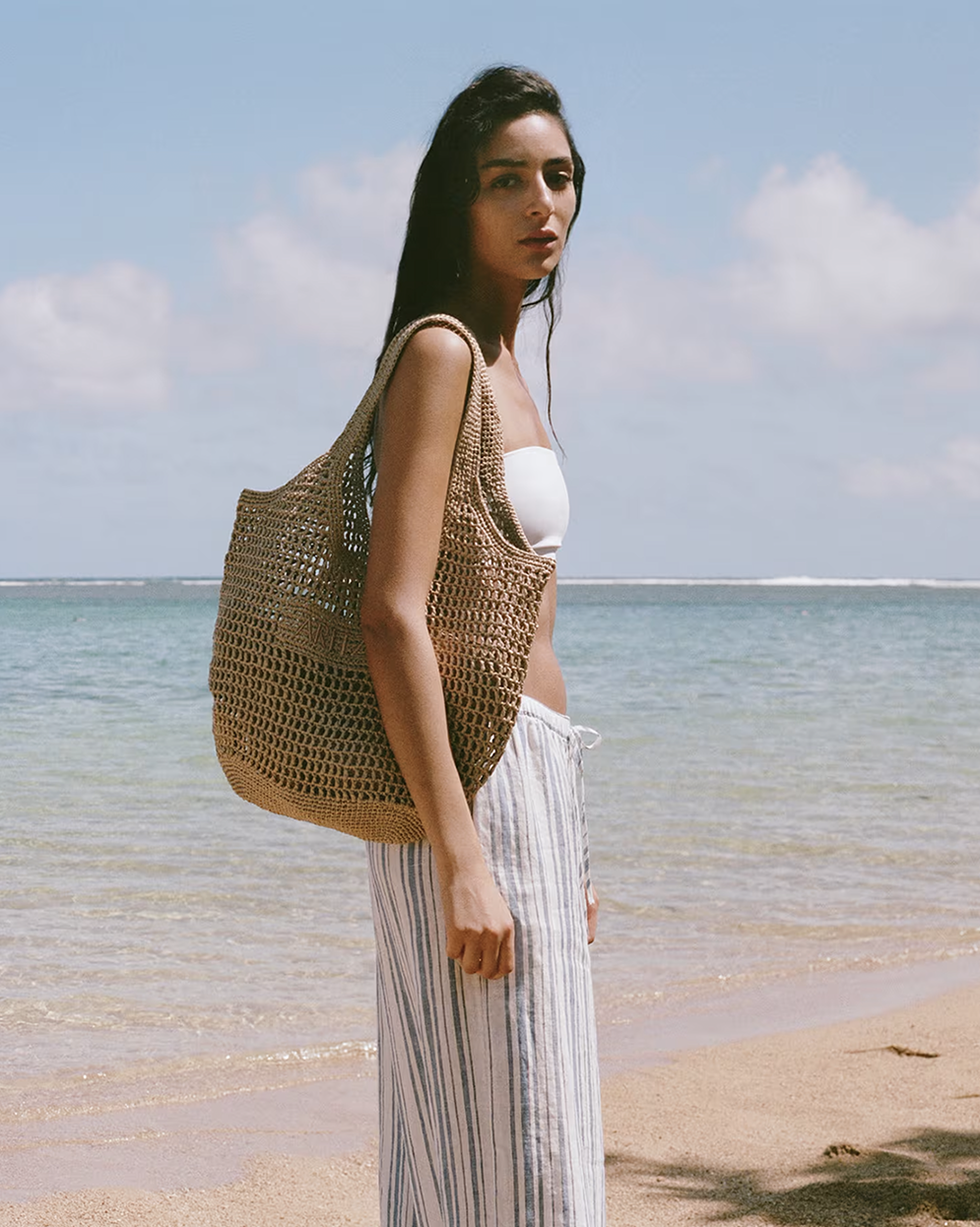 borsa da spiaggia in aritzia, borsa da spiaggia in rafia, borsa da spiaggia