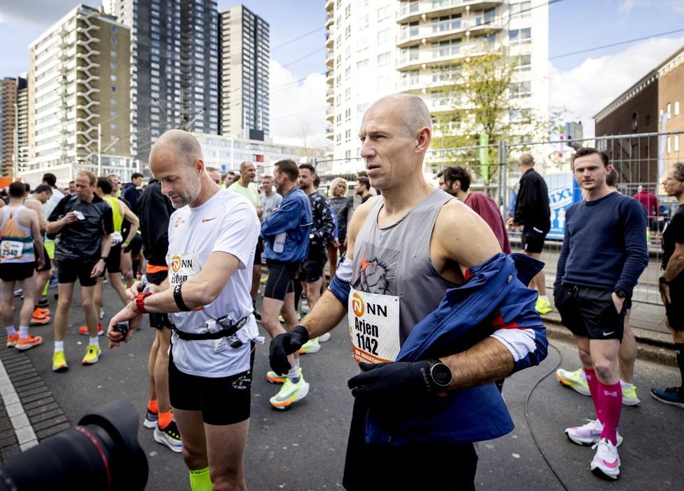 arjen robben, nn rotterdam marathon