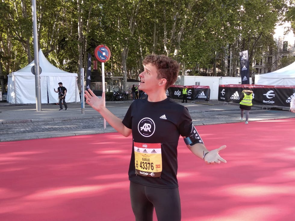 Arkano corrió los 10km del Maratón de Madrid