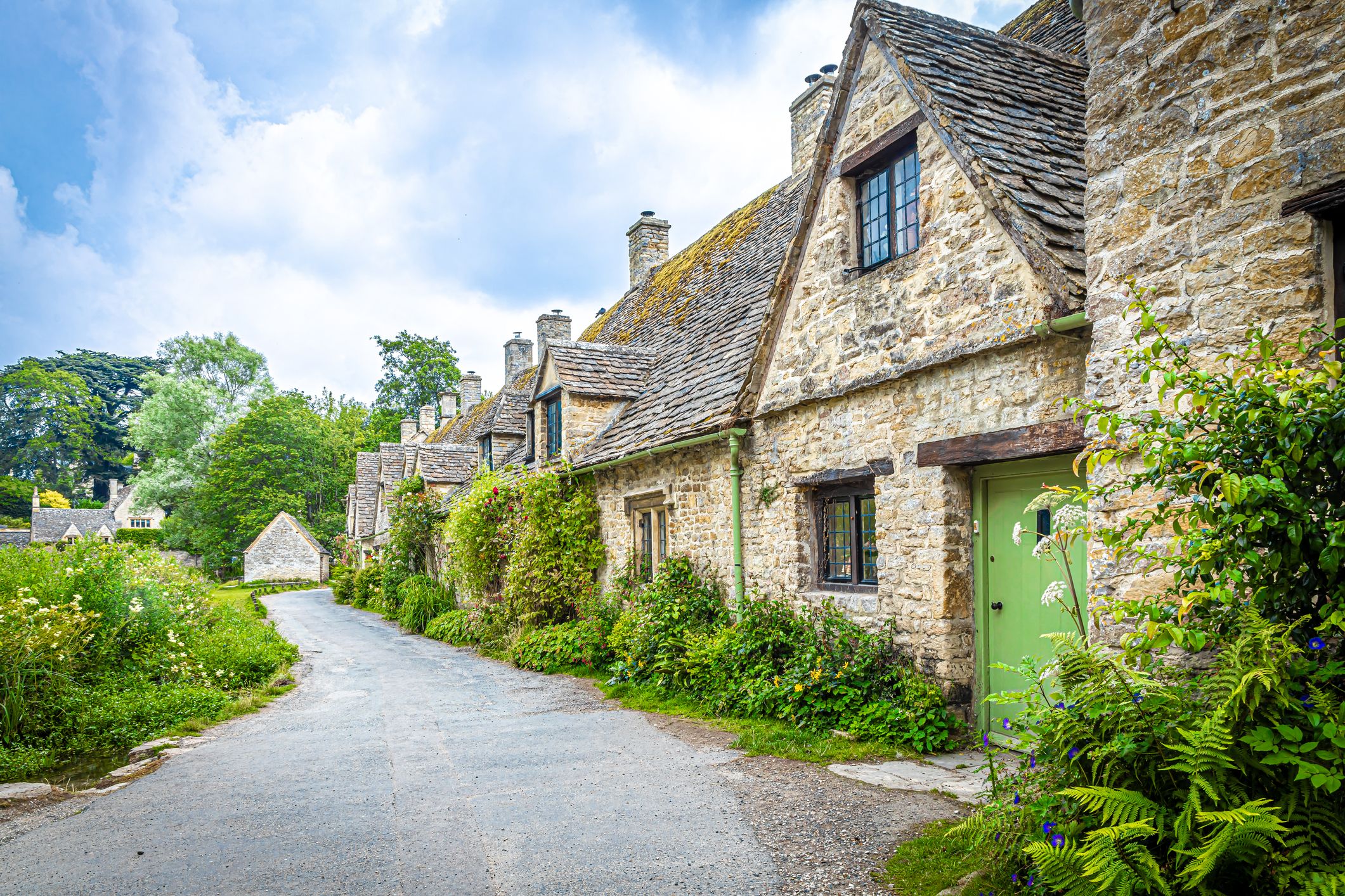 BIBURY - The most beautiful village in The Cotswolds, England 