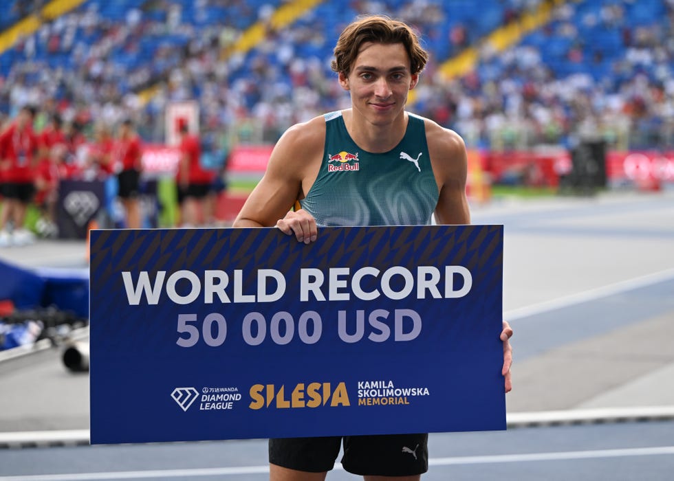 armand duplantis sets new world record at wanda diamond league in silesia