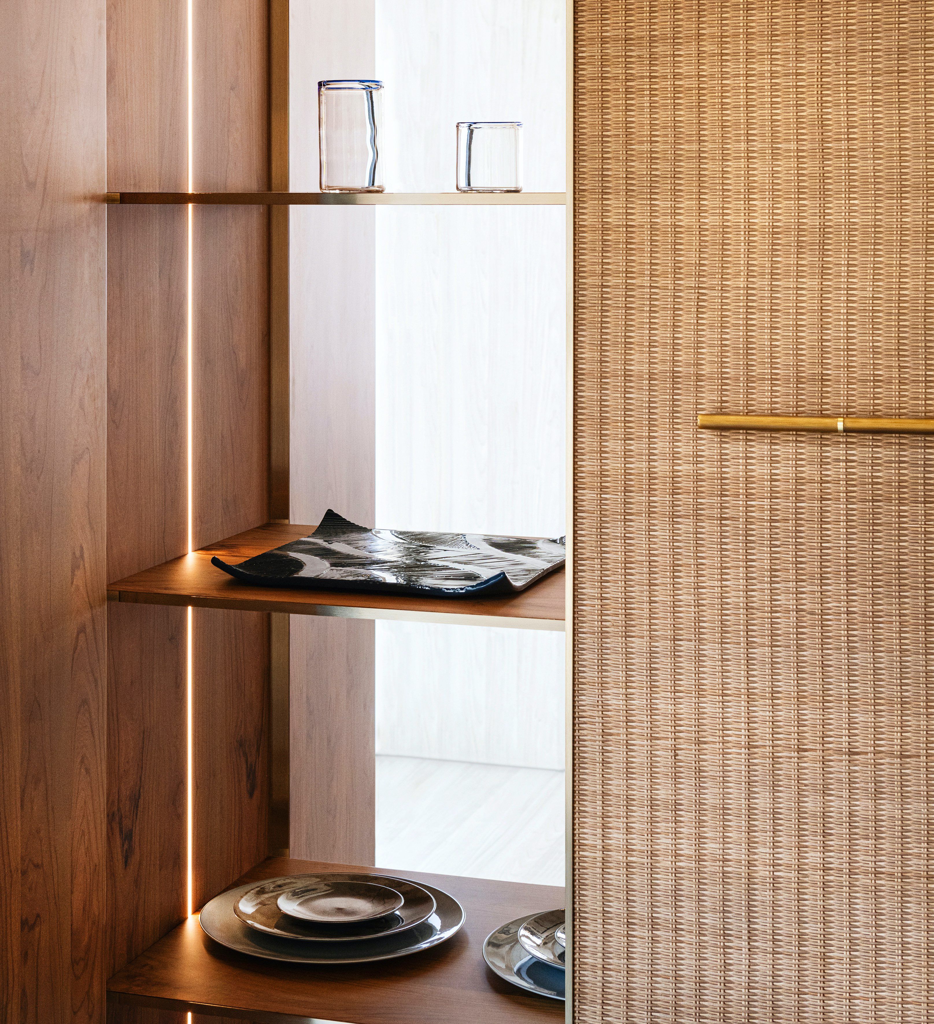 This kitchen designed by Giorgio Armani is couture for the home