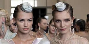 Armani Prive Couture AW19 Front Scrunchie Hair
