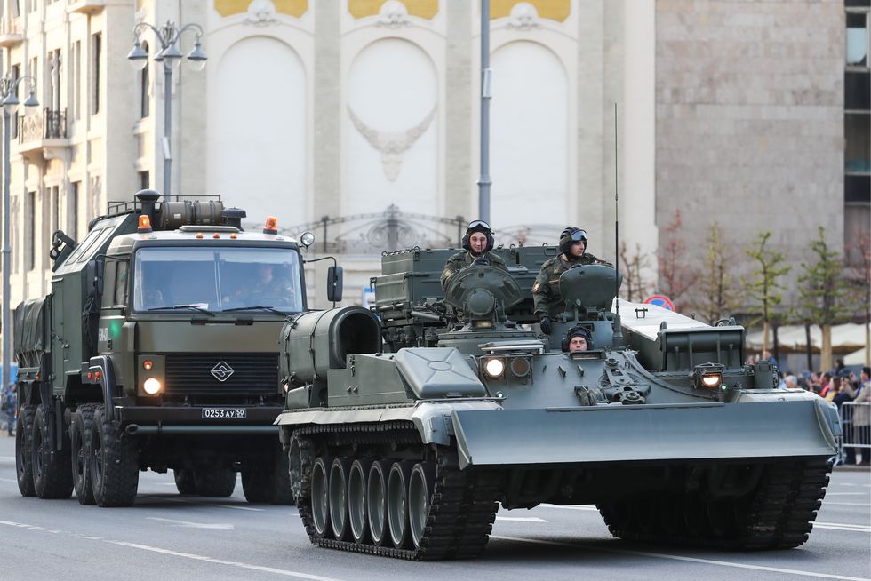Military hardware arrives to rehearse Victory Day Parade in Moscow