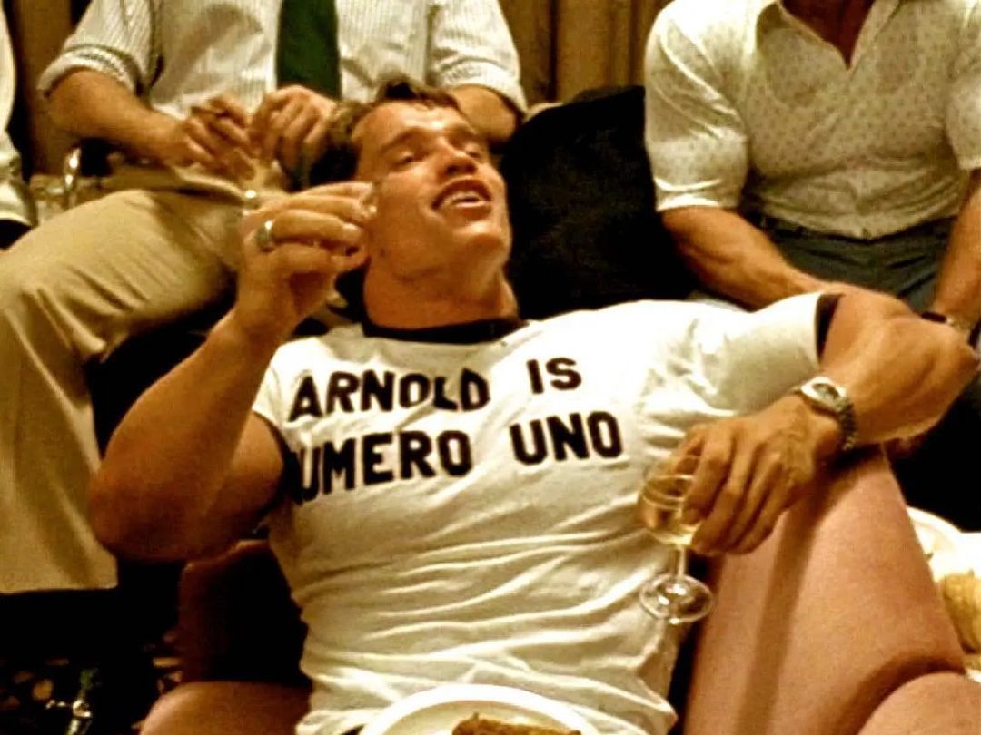 Arnold Schwarzenegger se promociona con un irrisorio meme, pero